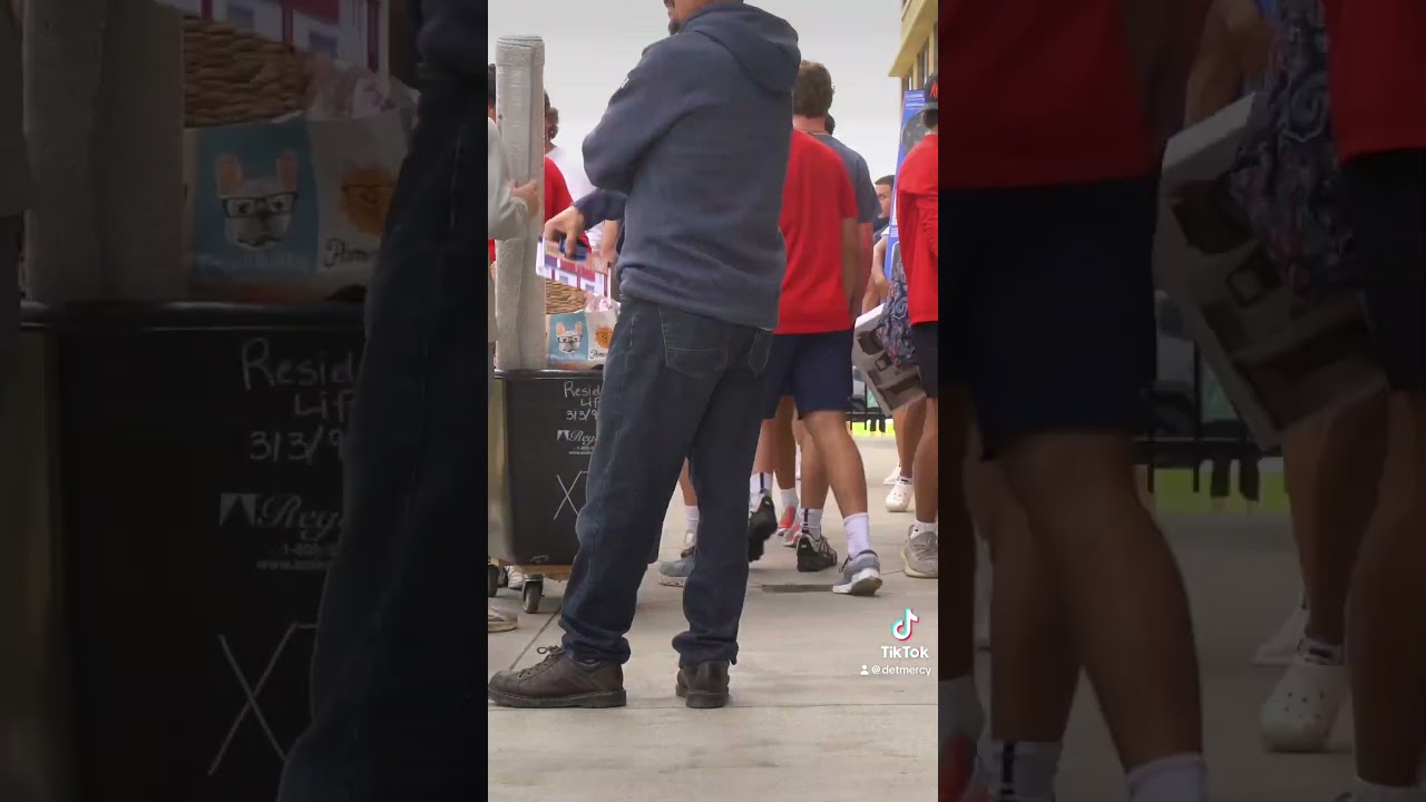 A video of Detroit Mercy's 2024 move-in day to Shiple Hall.