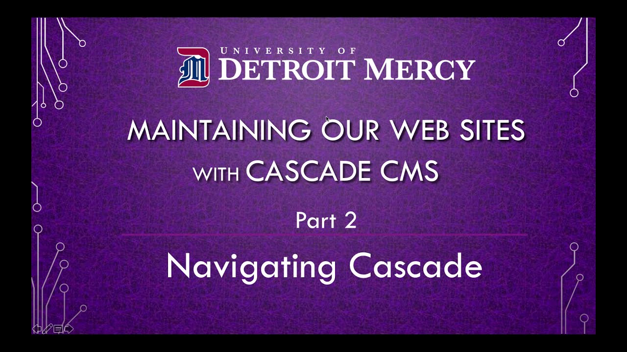 Cascade training video 2