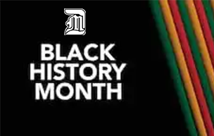a graphic promoting black history month