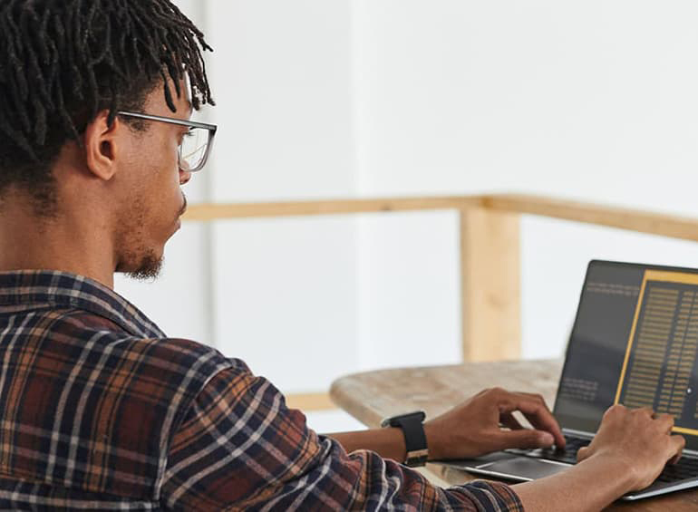 another guy at a computer