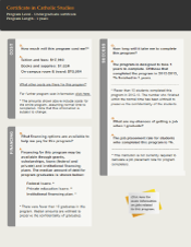 gainful employment disclosure - catholic studies certificate